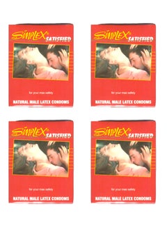 SIMPLEX SATISFIED Condoms -4 packs 3PCS