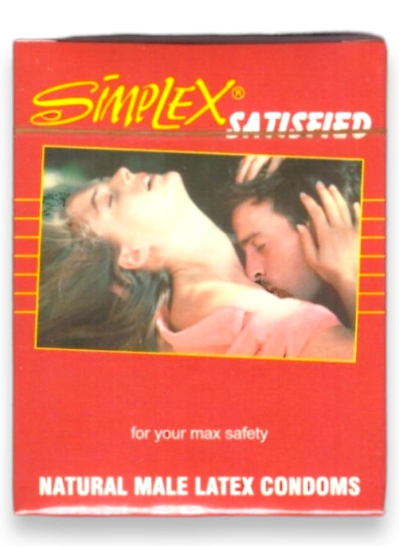 Simplex - SIMPLEX SATISFIED Condoms -4 packs 3PCS - Image 1