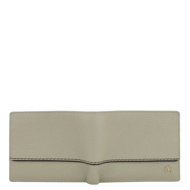 Da Milano Khaki Khaki Bifold Leather Mens Wallet for Men | Best Price UAE
