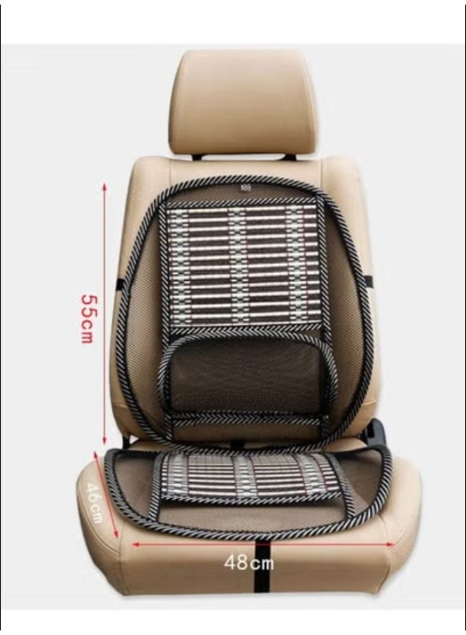 Car Seat,Car Lumbar Support,Back Support Seat Cushion with Breathable Mesh for  Car Home and Office Chair, Car Lumbar Cushion with Breathable Mesh for Back Pain and Poor Posture Fits to All Chair - Image 2