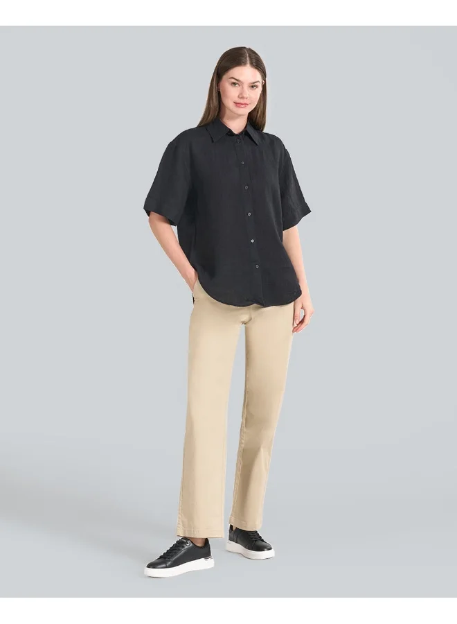GANT Gant Linen Relaxed Ss Women’S Shirt