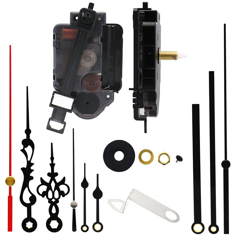 Youngtown 12888 Pendulum Type Movement Step Clock Accessory Quartz DIY Movement Kits12 Inch Maximum Dial Thickness 910 Inch Total Shaft Length