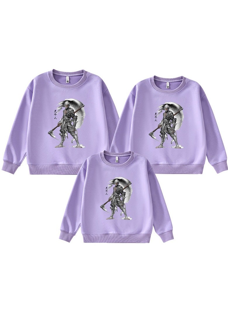 MQD Black Myth Wukong Printed Parent Child Hoodie 