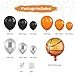 Sowide Basketball Balloons Garland Kit Orange Black Silver Metallic Balloons with Basketball Foil Balloons for Sports Theme Birthday Party Decorations - Image 4