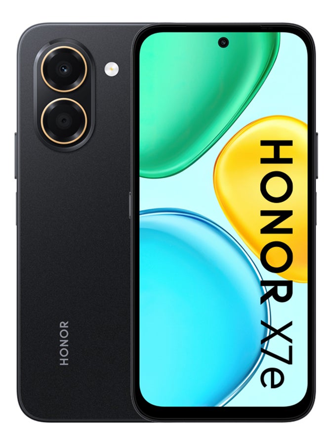 Honor X7e Dual SIM 4G Midnight Black 6GB RAM 256GB - Middle East Version - Image 1