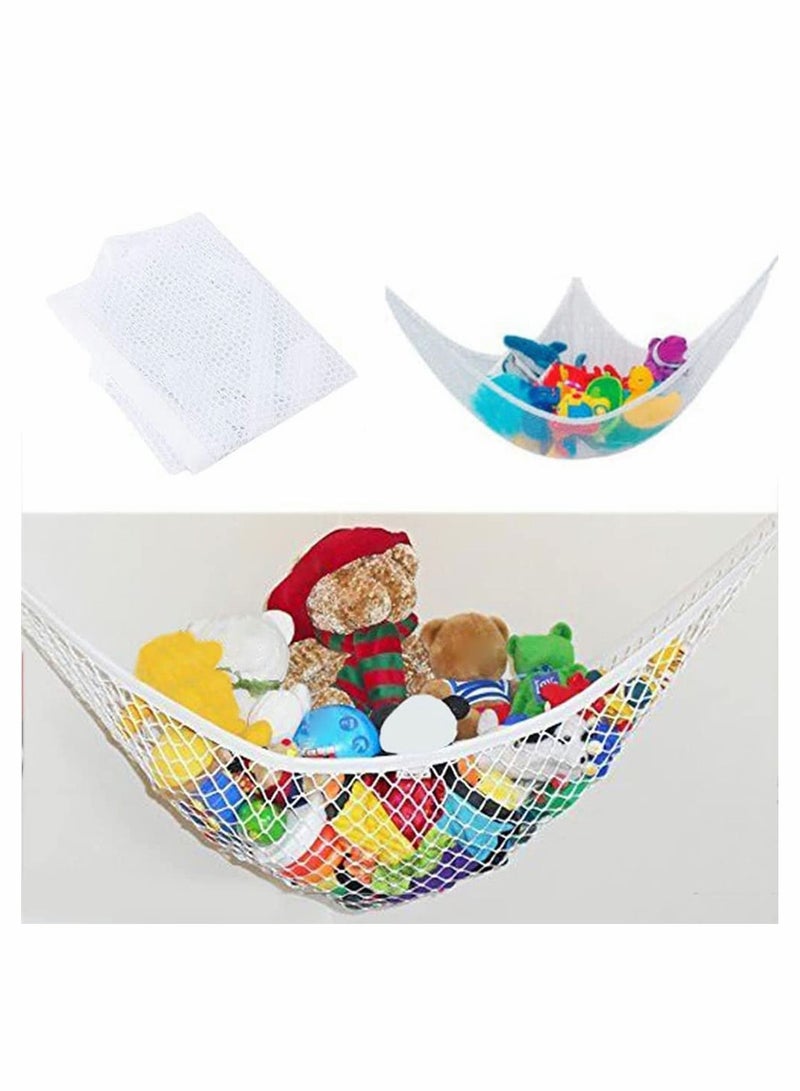 SYOSI Stuffed Animal Toy Hammock Premium Plush Hanging Organizer Jumbo Net for Animals Wall Sling Corner Extra Large Kids Children Mesh  - Image 2