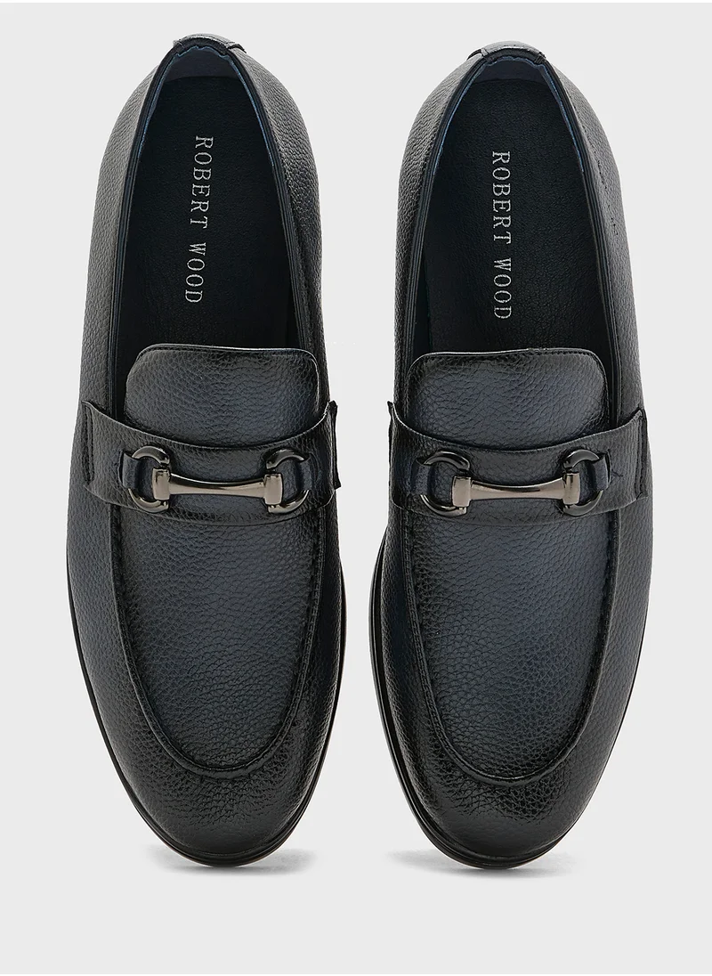 Robert Wood Faux Leather Formal Slip Ons