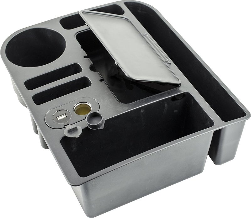 Custom Accessories Tuff Tech 91135 12V and 2.4A USB Power Caddy Organizer - Image 1