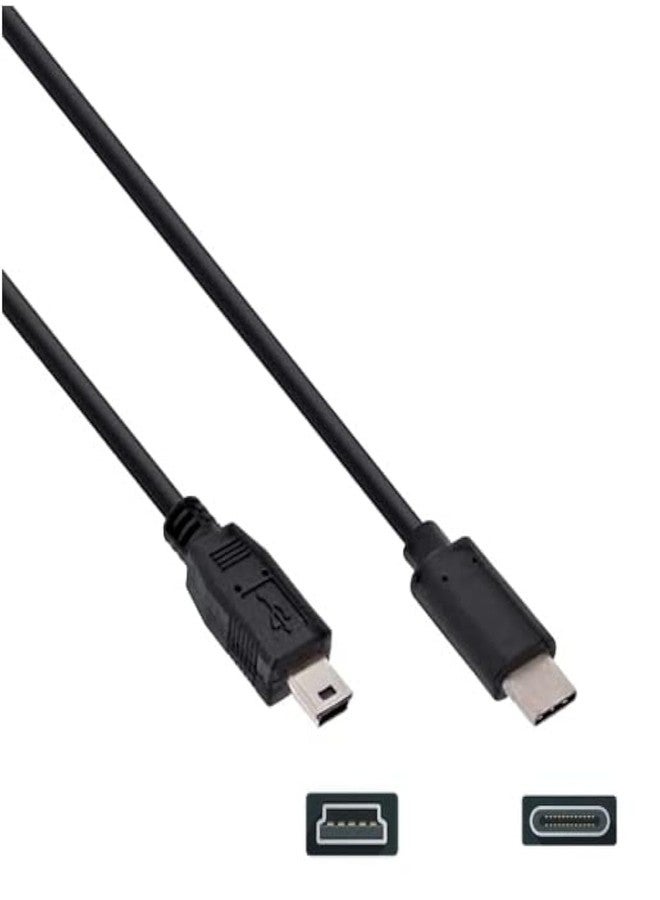 ienza USB C Data Transfer Interface Cable Cord Wire for Canon EOS Rebel T5i T6 T6i T7, Select Powershot, Vixia, for Nikon DSLR D610 D90 (See List of Compatible Models & Read Description Below Before Buying) - Image 1
