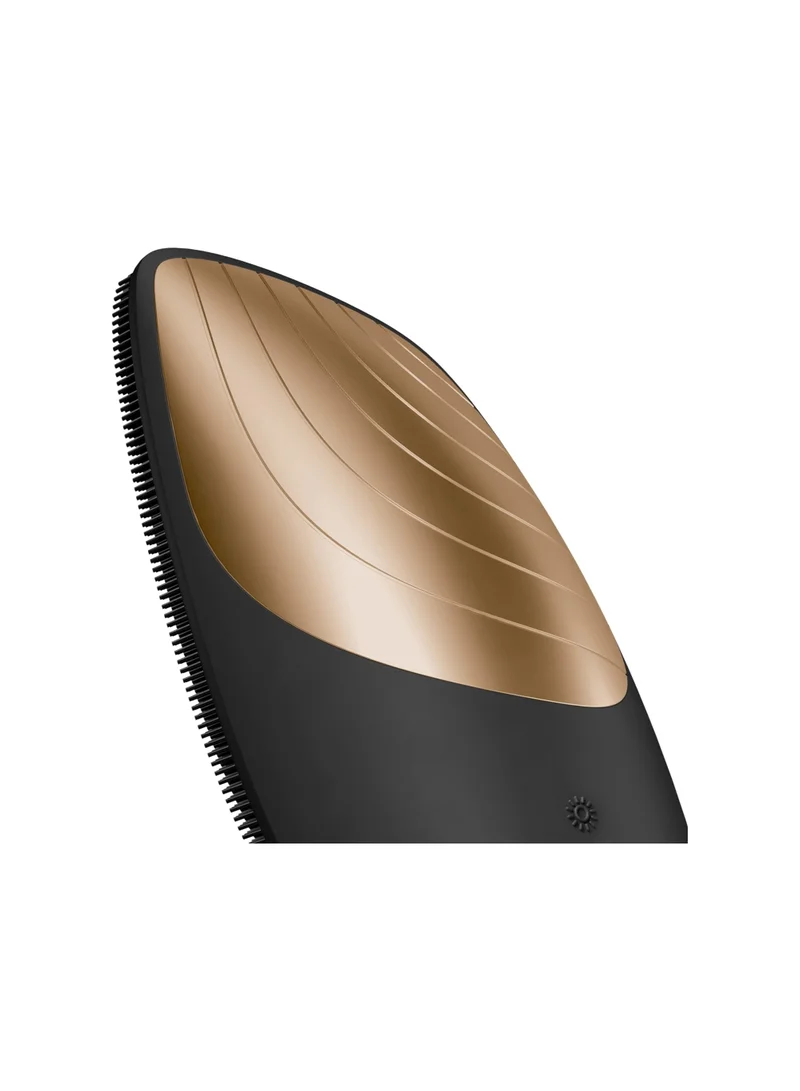 جيسكي SmartAppGuided Sonic Thermo Facial Brush | 6 في 1 | تنظيف البشرة | فرشاة تنظيف بوظيفة حرارية | مساج الوجه | فرشاة كهربائية للوجه | جهاز تنظيف الوجه - رمادي