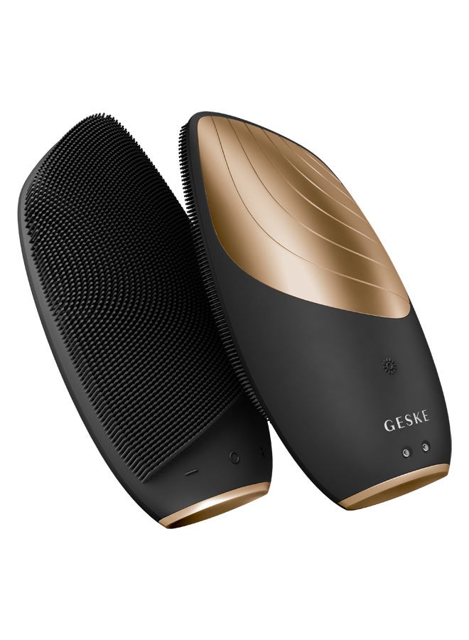 جيسكي فرشاة سونيك ثيرمو للوجه من سمارت أب جايدد  في  لتنظيف البشرة مع وظيفة حرارية ومدلك كهربائي - رمادي - Image 4