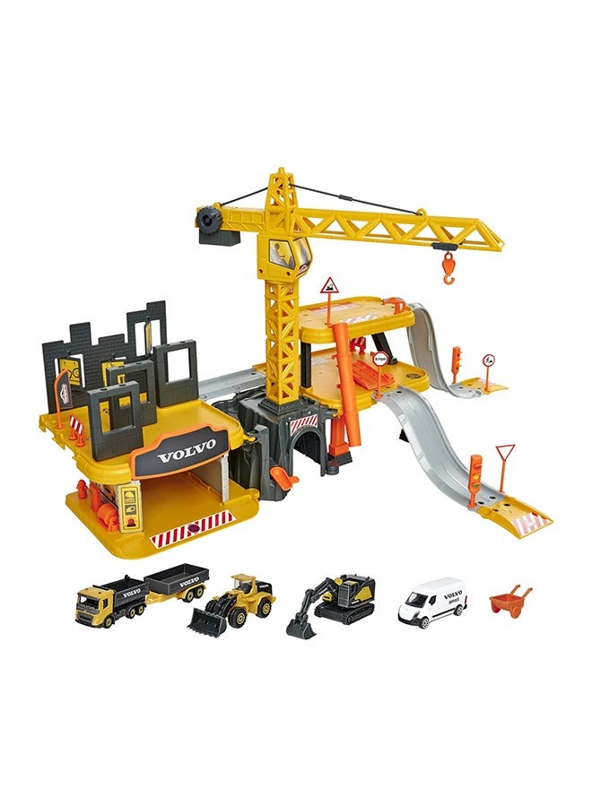 Majorette Creatix Construction + 5 Volvo Vehicles  - Image 1