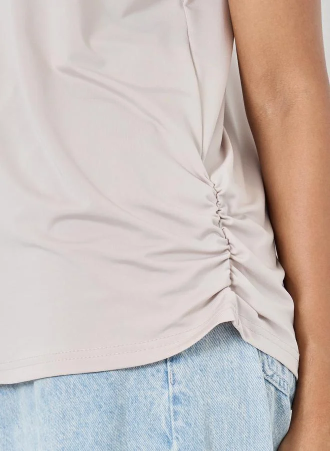 Take Two Take Two Solid Short Sleeves Regular Fit T-Shirt