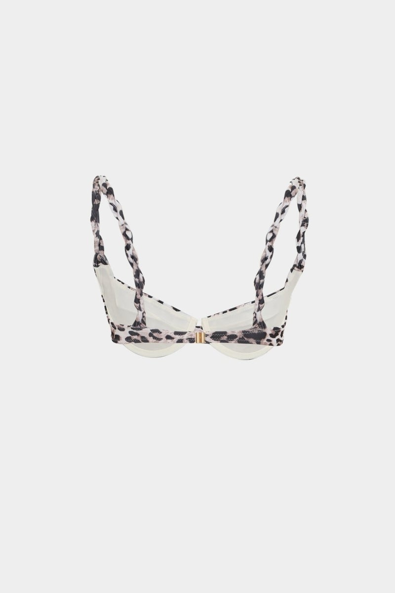 Açelya Okcu Azalea Okcu Premium Twist Strap Detailed Frigg Fit Women's Bikini Top  - Image 3