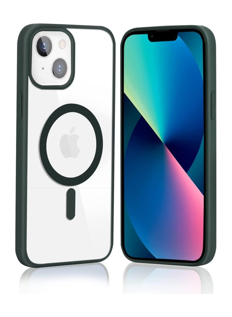 ELTRAZONE iPhone 13 pro max Case Clear Magsafe Slim Cover, Ultra-Thin Shockproof and Anti-Yellow Transparent Protective Cover - Image 1