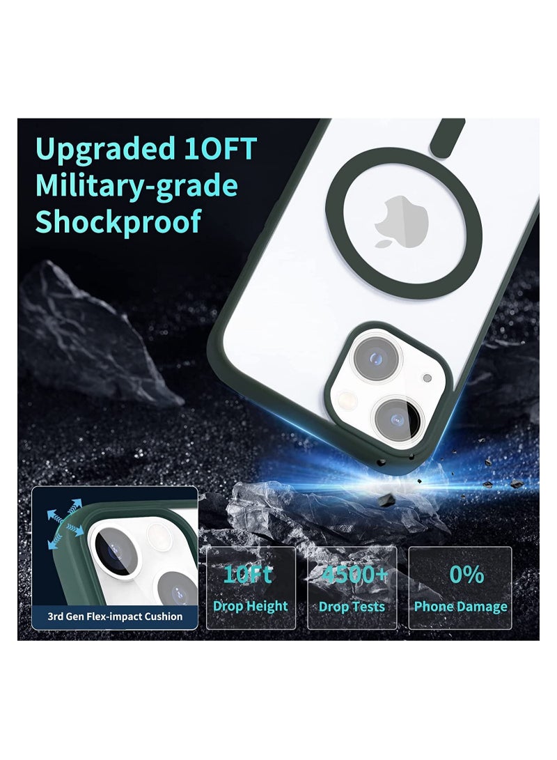 ELTRAZONE iPhone 13 pro max Case Clear Magsafe Slim Cover, Ultra-Thin Shockproof and Anti-Yellow Transparent Protective Cover - Image 3