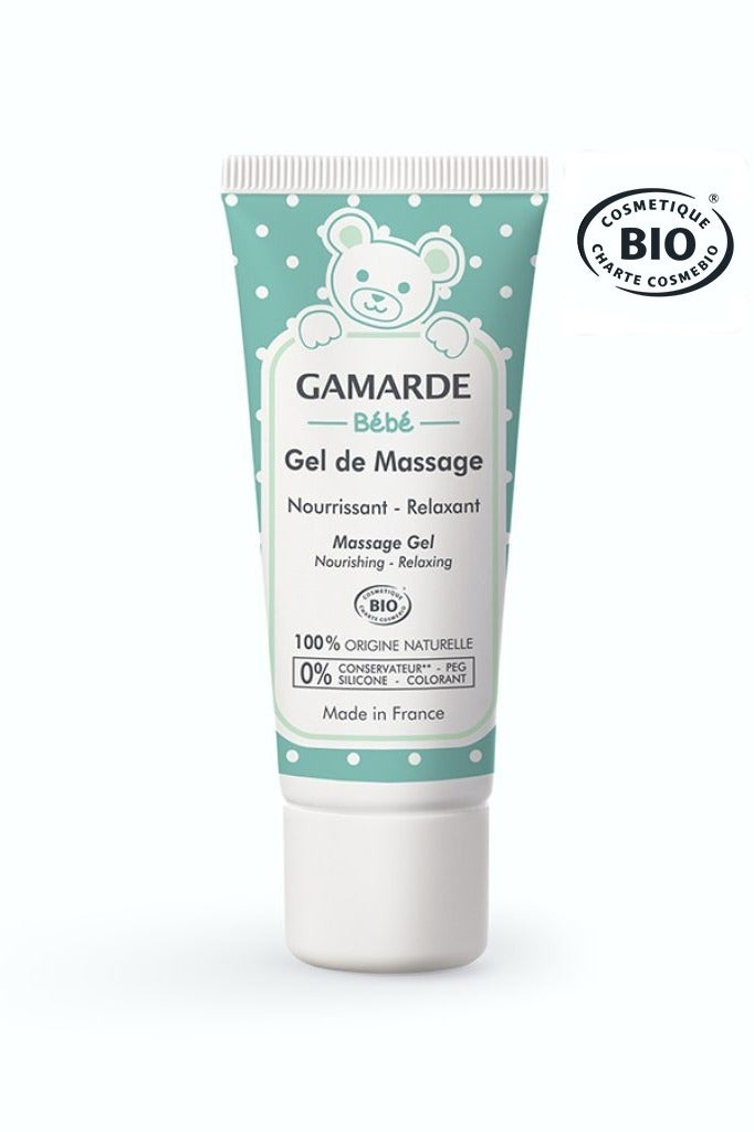 gamarde Baby Massage Gel 40ml – Certified Organic Nourishing & Relaxing Massage Gel for Babies – Promotes Bonding, Softens & Protects Delicate Skin from 3 Months – 100% Natural, Vegan - Image 1