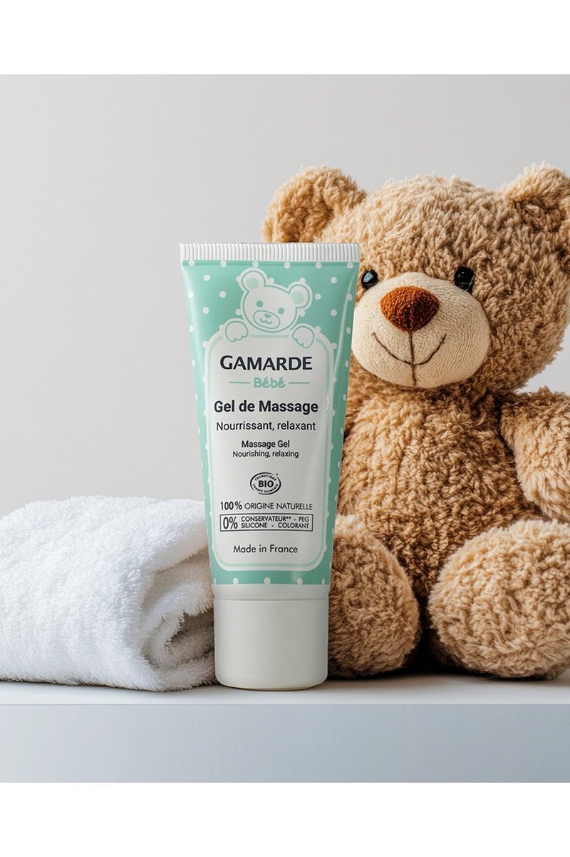 gamarde Baby Massage Gel 40ml – Certified Organic Nourishing & Relaxing Massage Gel for Babies – Promotes Bonding, Softens & Protects Delicate Skin from 3 Months – 100% Natural, Vegan - Image 3