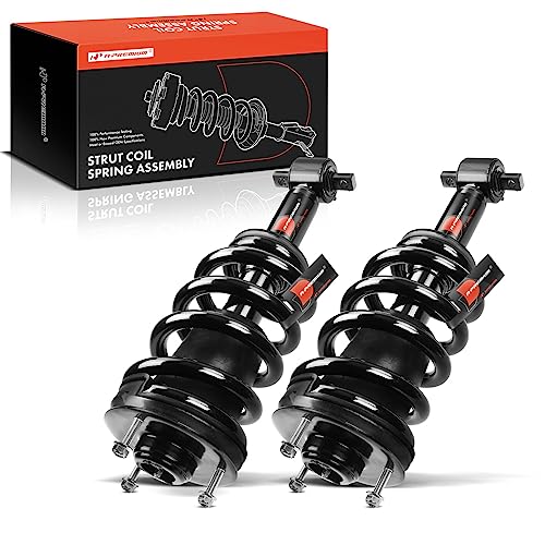 A-Premium 2x Front Strut and Coil Spring Assembly Compatible with Chevy and GMC Vehicles - [w/o 22" Wheels] - Avalance 2007-2013, Suburban 2015-2020, Tahoe 2007-2020, Yukon 2007-2020 - Image 1
