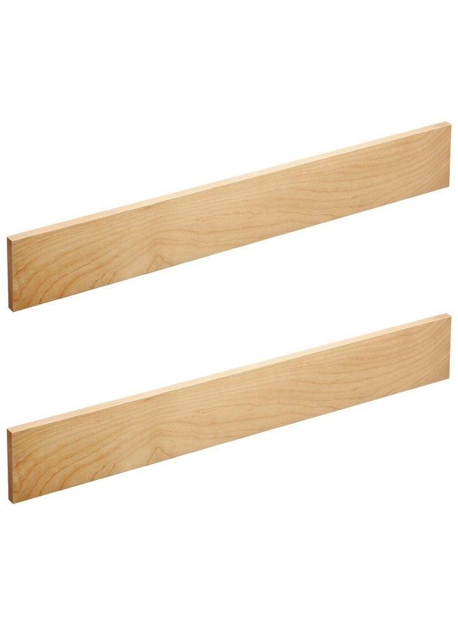 Leinuosen 2 Pack Maple Veneer Wood Drawer Divider Accessory 22 x 2.36 x 0.47 Inch Cuttable DIY Wood Divider for Drawer Organizers, Storing Cutlery, Knives and Tools - Image 1