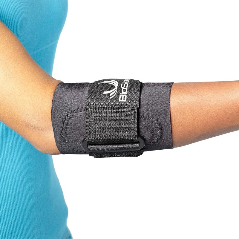 BioSkin Premium Bracing Tennis Elbow Band - Large Size for Pain Relief - Image 2