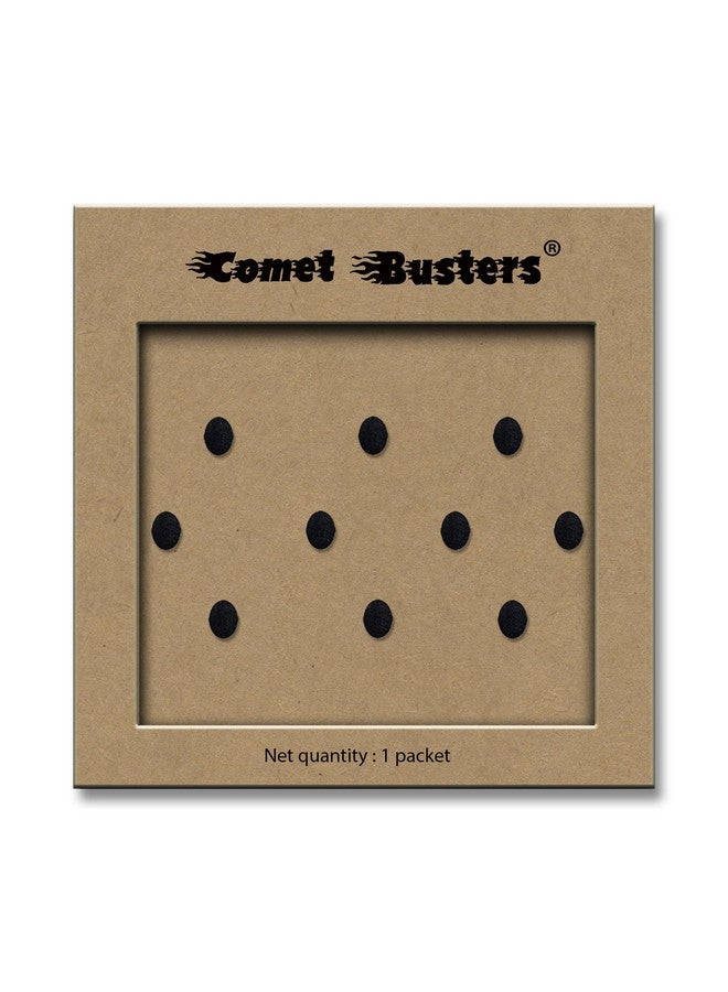 Comet Busters Handcrafted Oval Black Bindis for Women (BIN317PACK) (Pack of 5) - Image 5