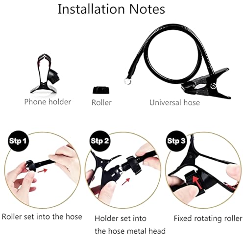 Like Star LikeStar® Flexible Long Arm Mobile Holder with Strong Metal Clip – 360° Rotating Phone Mount for Desk, Bed, Car & Table – Universal Adjustable Clamp for All Smartphones – Sturdy & Hands-Free Stand - Image 3