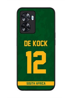 Rugged Black Edge Case for Oppo A57, Slim fit Soft Case Flexible Rubber Edges Thin Cover - Player Name - David Miller, Jersey Number- 10