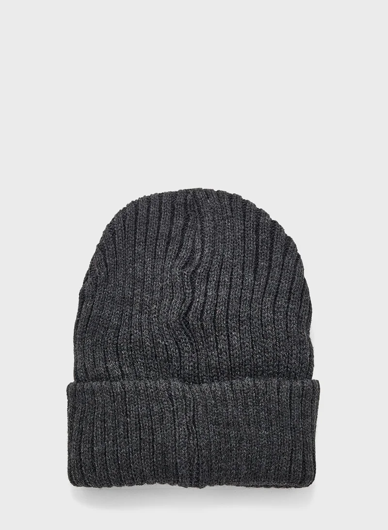 Robert Wood Ribbed Thinsulate Lined Winter Beanie