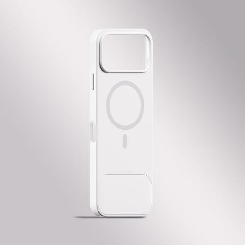 AKKO لوحة مفاتيح Akko MetaKey لهاتف iPhone 17 Pro Max - تعظيم مساحة الشاشة - غطاء لوحة مفاتيح للكتابة الدقيقة - أبيض سحابي - Image 3