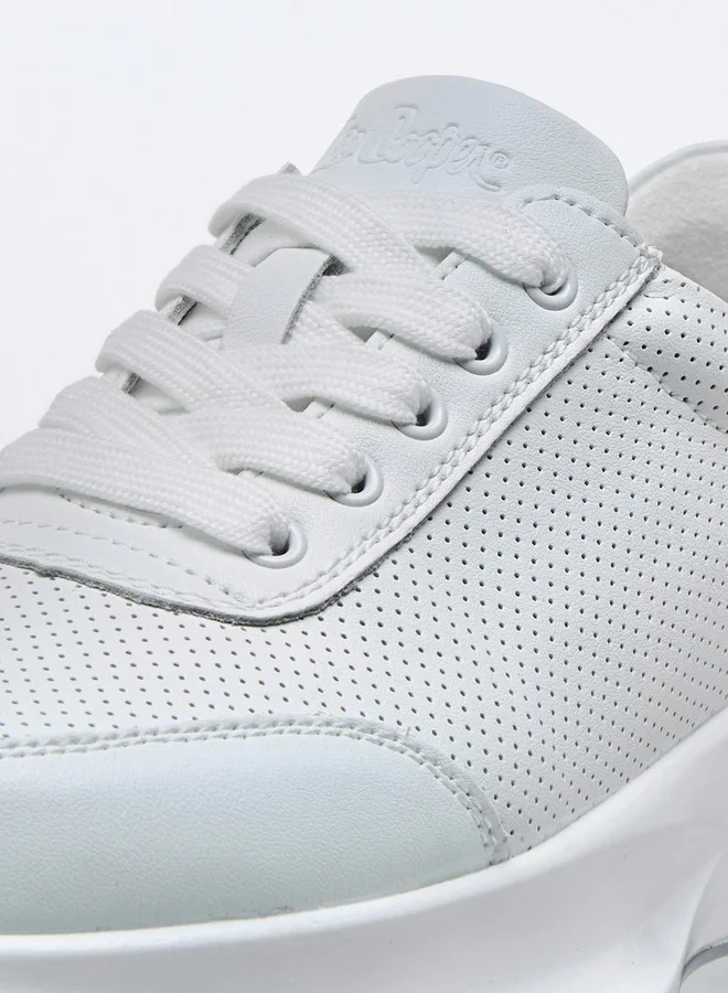 Lee Cooper Women's Textured Lace-Up Sneakers