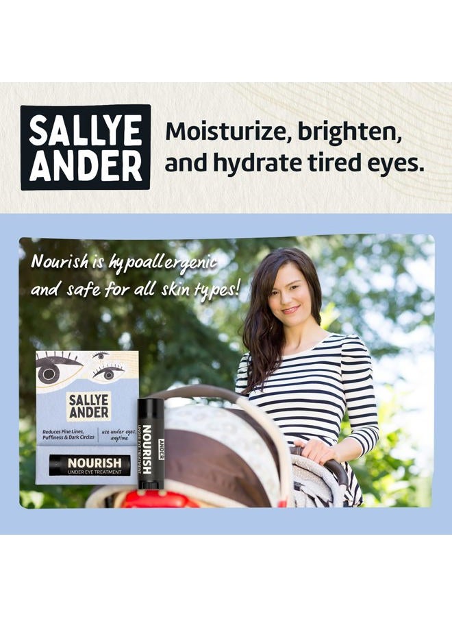 SALLYEANDER Nourish Under Eye Treatment for Dark Circles, Crow's Feet, Fine Lines, and Puffiness - Nourish, Moisturize and Gently Restore Tender Under Eye Skin. 100% Handmade hypoallergenic skincare. - Image 3