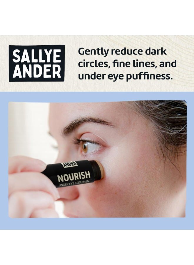 SALLYEANDER Nourish Under Eye Treatment for Dark Circles, Crow's Feet, Fine Lines, and Puffiness - Nourish, Moisturize and Gently Restore Tender Under Eye Skin. 100% Handmade hypoallergenic skincare. - Image 4