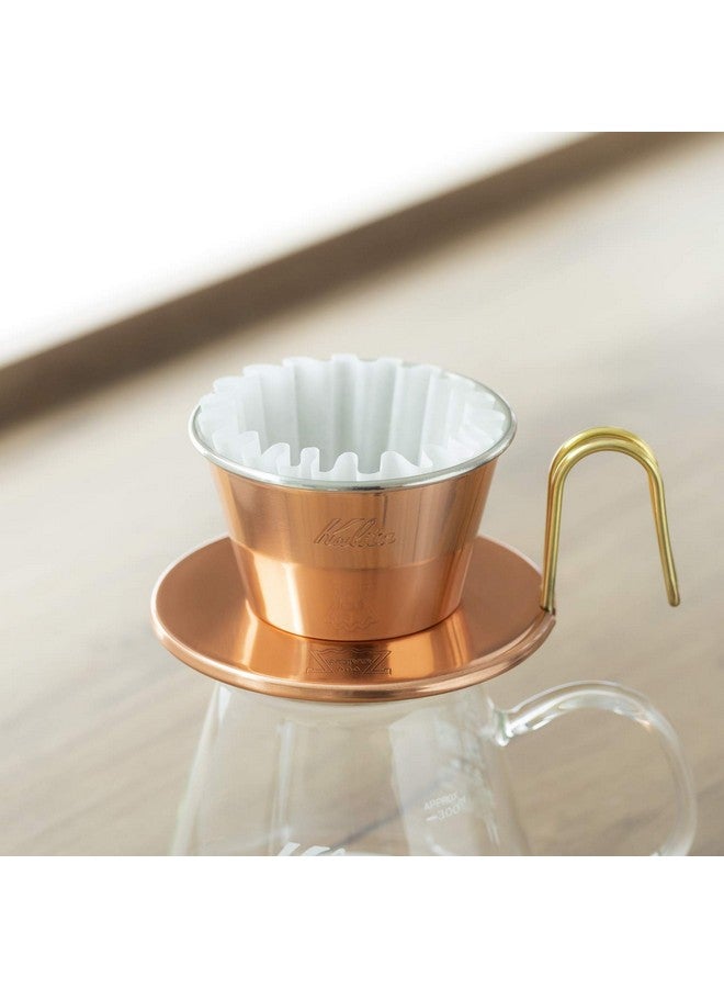 Kalita Kalita Wave Paper Coffee Filters I Larger Size 185 I 100 Count I Specially Pour Over Dripper I Made in Japan, Large, White  - Image 3