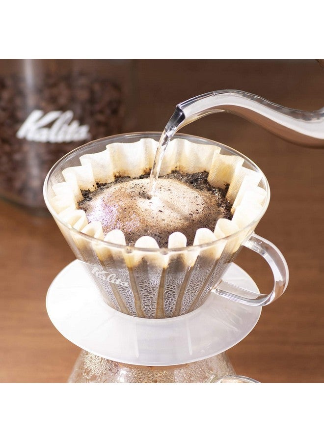Kalita Kalita Wave Paper Coffee Filters I Larger Size 185 I 100 Count I Specially Pour Over Dripper I Made in Japan, Large, White  - Image 4