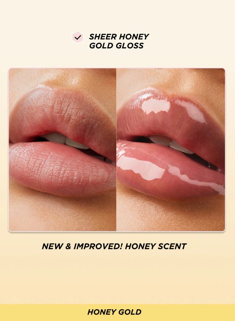 جيسو زيت الشفاه جيسو بنكهة العسل - ذهبي شفاف، 8 مل - Image 3