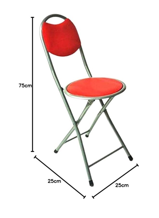 SMART HOME Set of 3 Comfortable Folding Chair, Prayer Chair, Elderly Chair, Camping Chair, Living Room Garden Sitting Chair  - Image 3