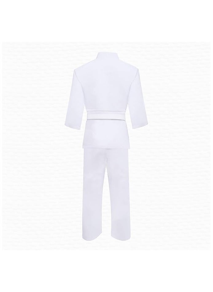 Generic Karate Martial Arts Uniform with White Belt  - Image 2