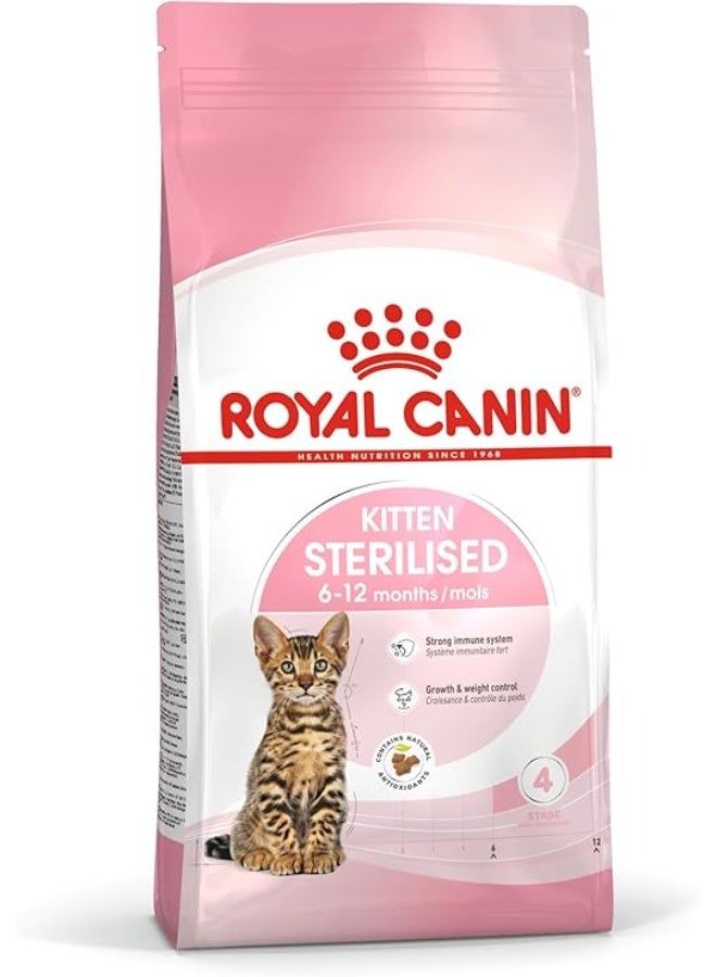 رويال كانين قطط رويال كانين معقمة من عمر 6 إلى 12 شهرًا 2kg - Image 1