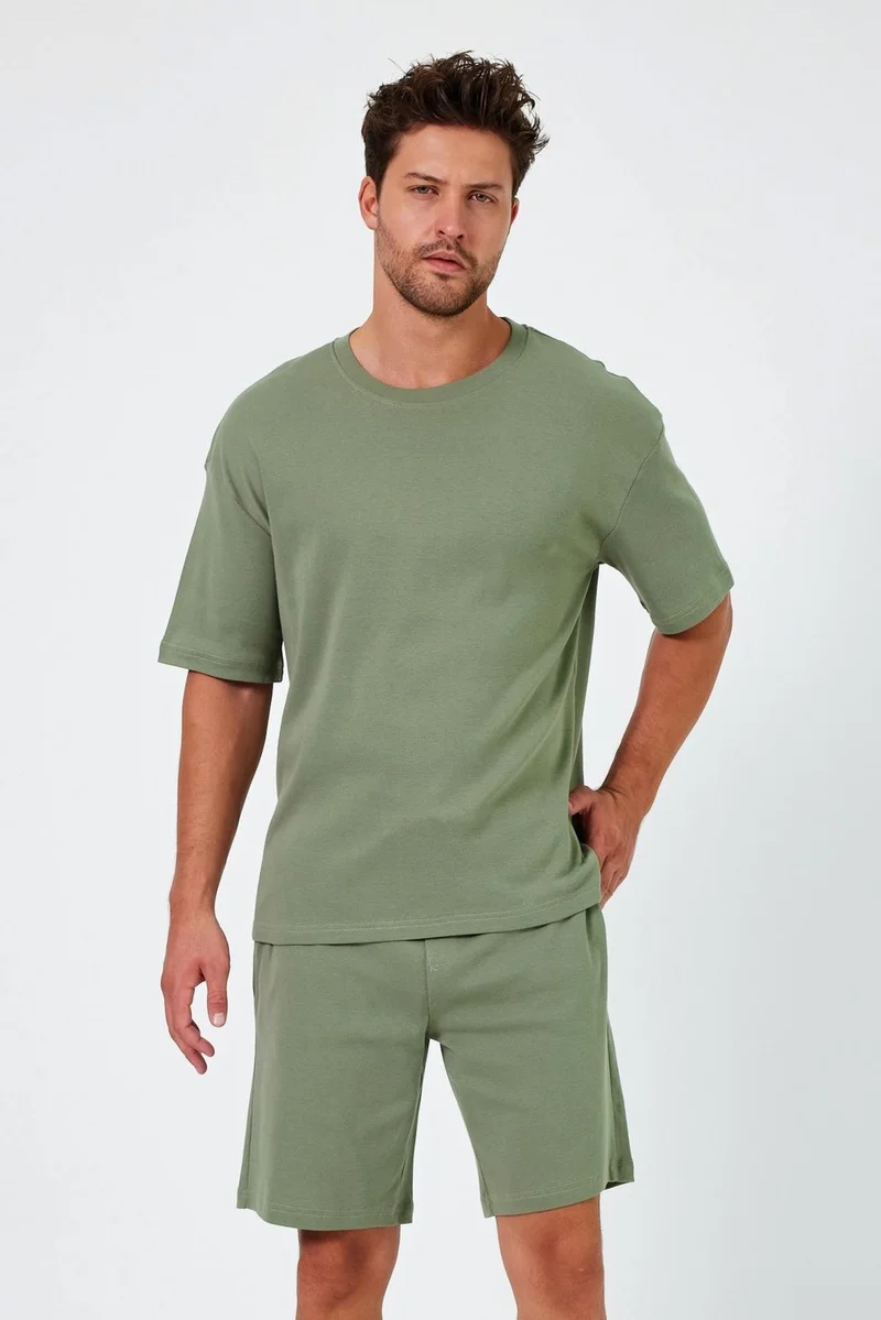 Alexander Gardi Pocket Tied T-Shirt-Shorts Set (E24-Ab-Ts-Şt)