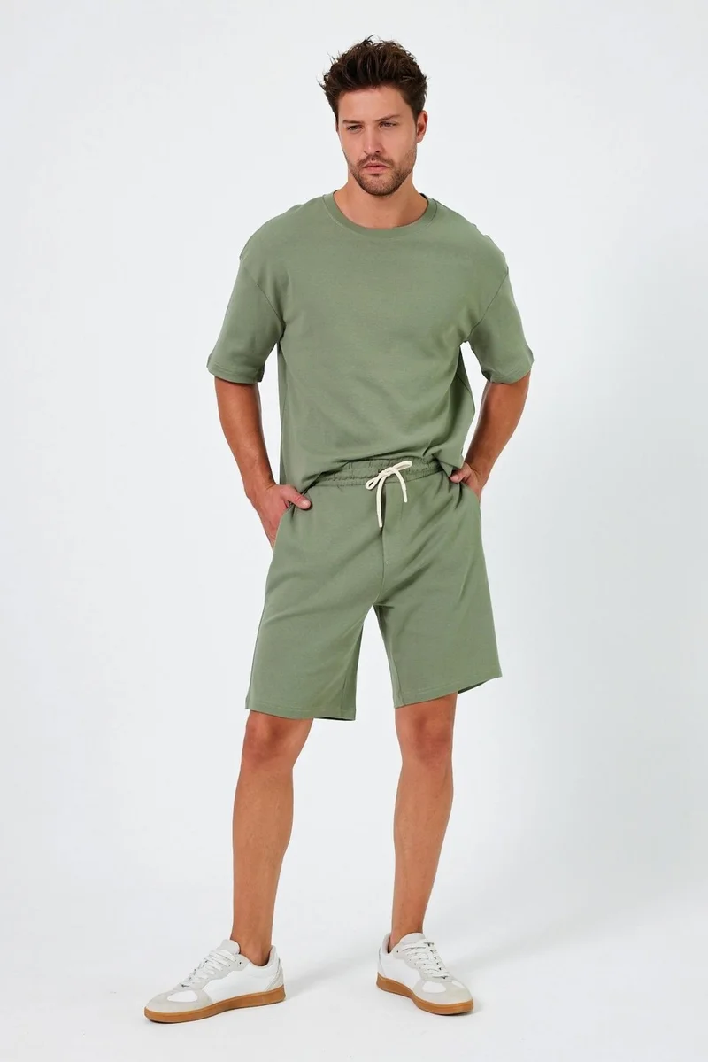 Alexander Gardi Pocket Tied T-Shirt-Shorts Set (E24-Ab-Ts-Şt)
