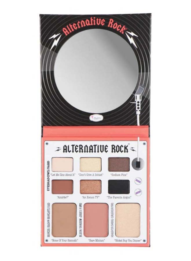 theBalm Cosmetics Alternative Rock Volume 2 Face Makeup Palette Brown Pink Beige