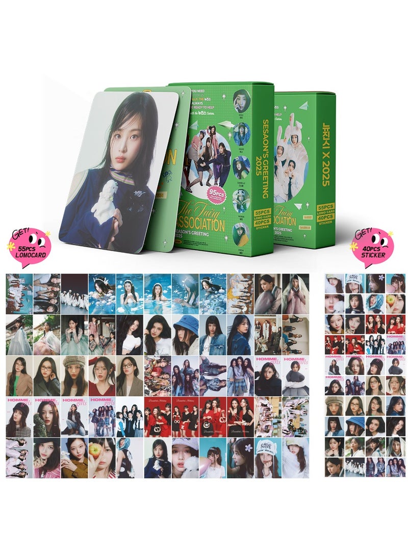 95Pcs NEWJEANS LOMO Cards NJZ 2025 The faily FANCLUB ASSOCIATION ALbum PhotoCards 2025 K-pop NEW JEANS Supernatural Collectors Poster - Image 2