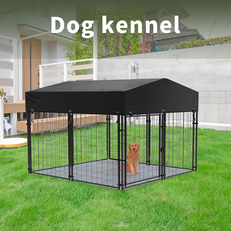 Romlits Fast-Drying Outdoor Decking for Garden, Kennel, Storage Shed, Basement, Garage, Patio, Bathroom, 10 PCS 12''x12''x0.59'' Heavy-Duty Interlocking Decking Tiles, Maximum Bearing Capacity up to 6613 LBs - Image 5