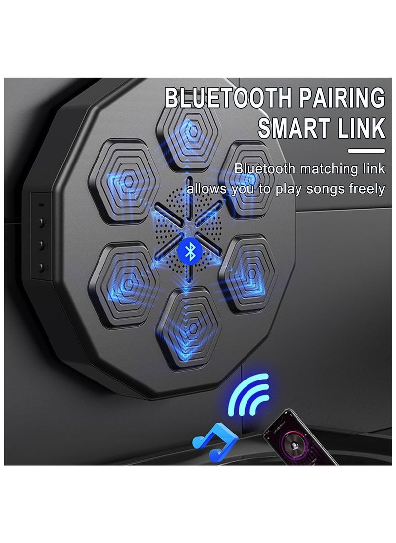 Generic - Electronic Music Boxing Machine,Bluetooth Smart Boxing Machine with 1 Pairs of Boxing Gloves,Wall Mounted Punching Pad Machine - Image 1