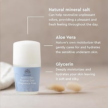 Urtekram Urtekram Fragrance Free Crystal Deodorant 50ml - Image 4