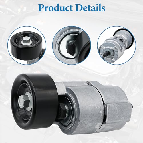 LEVANLIGHT Belt Tensioner Assembly with Pulley Compatible with 2010-2014 Hyundai Tucson, 2006-2014 Sonata, 2011-2015 Kia Sportage, 2007-2010 Rondo, 2006-2015 Optima, 2010-2013 Forte Koup, Replaces# 2528125000 - Image 5