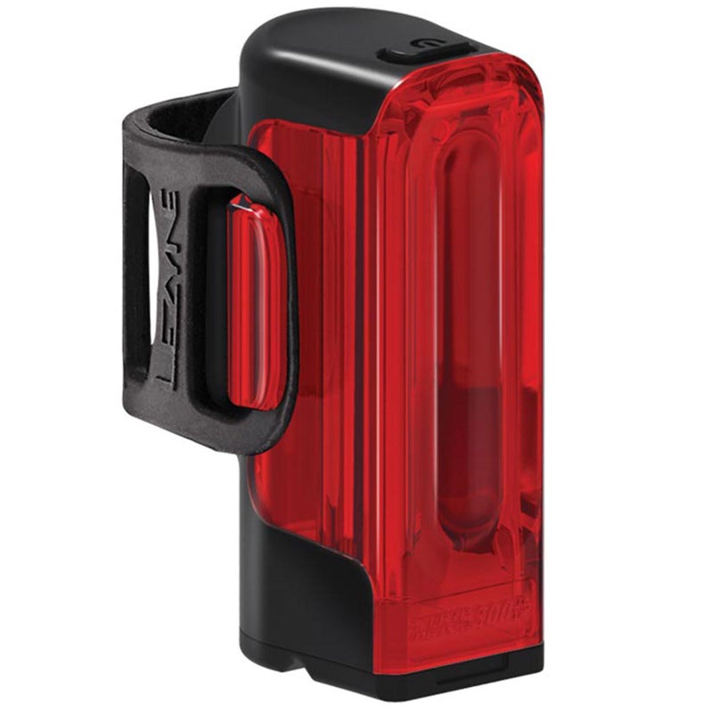 LEZYNE Strip Drive Pro 400+ Bicycle USB Rechargeable IPX7 Waterproof 270-Degree Visibility LED Rear Light w/Multiple Solid & Flash Modes | Mounting Strap Included, Black, 400 Lumens/USB-C - Image 1