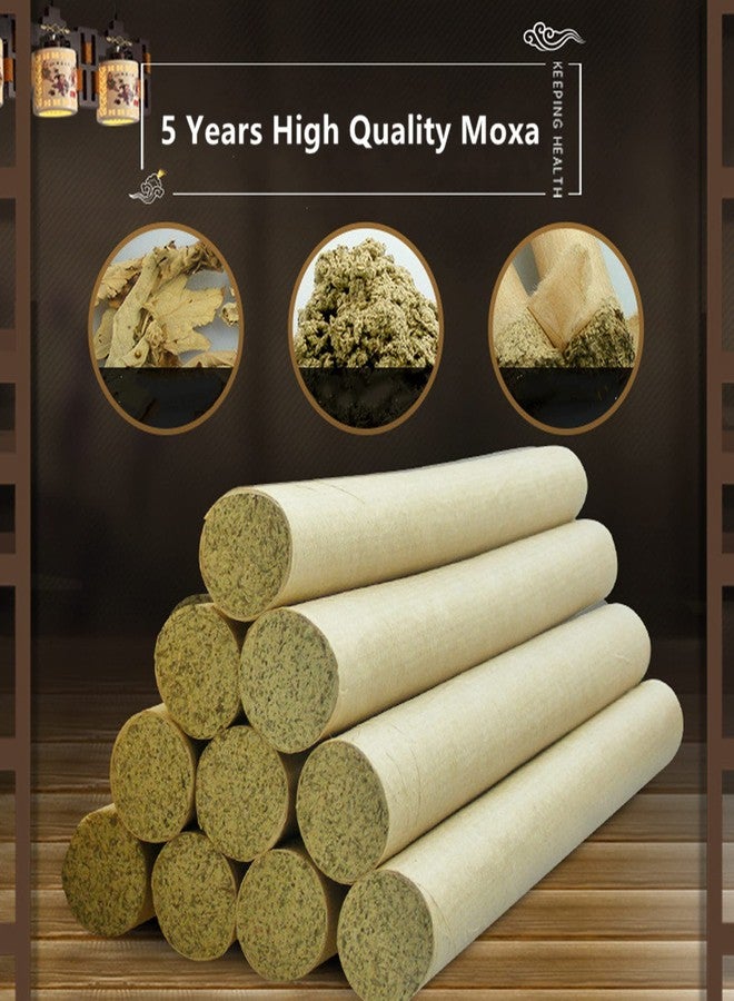 WUKESI 30 Rolls Pure Moxa Rolls for Mild Moxibustion Mugwort Pole Moxa Sticks (30) - Image 2
