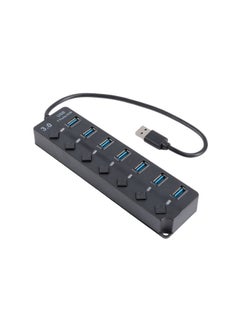 Generic USB3.0HUB Hub 7-Port Diamond Key One-to-seven Extender Expansion Dock Computer Accessories High-speed Transmission-Number Of Interfaces:7 Mouth 2.0 Blister Packaging  - Image 5